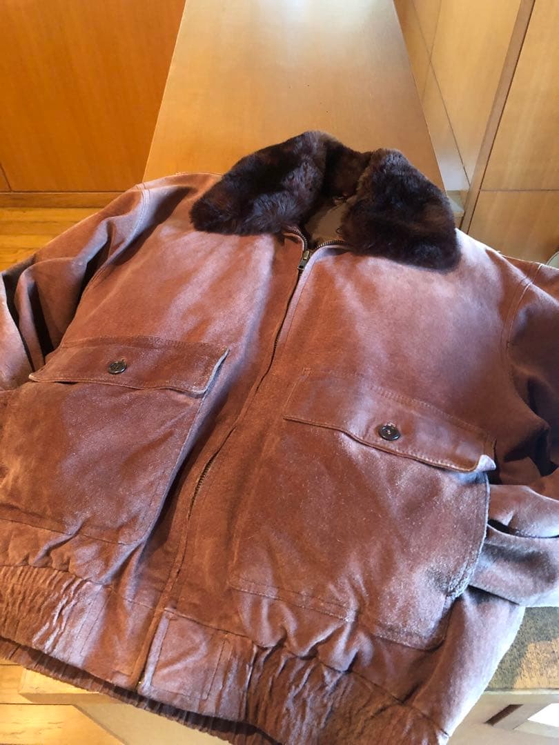 90s G-1 スウェード フライトジャケット A-2 レザー ボア ビンテージ