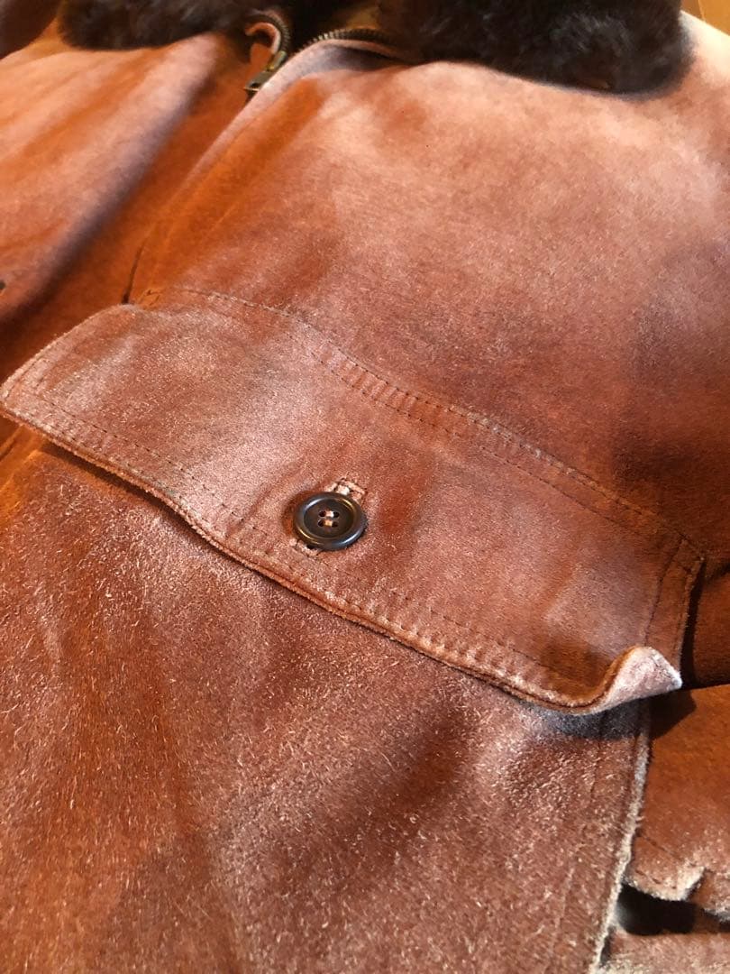 90s G-1 スウェード フライトジャケット A-2 レザー ボア ビンテージ