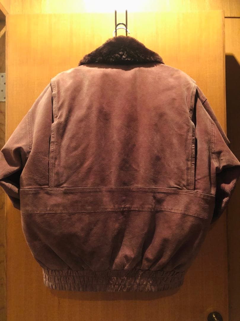 90s G-1 スウェード フライトジャケット A-2 レザー ボア ビンテージ