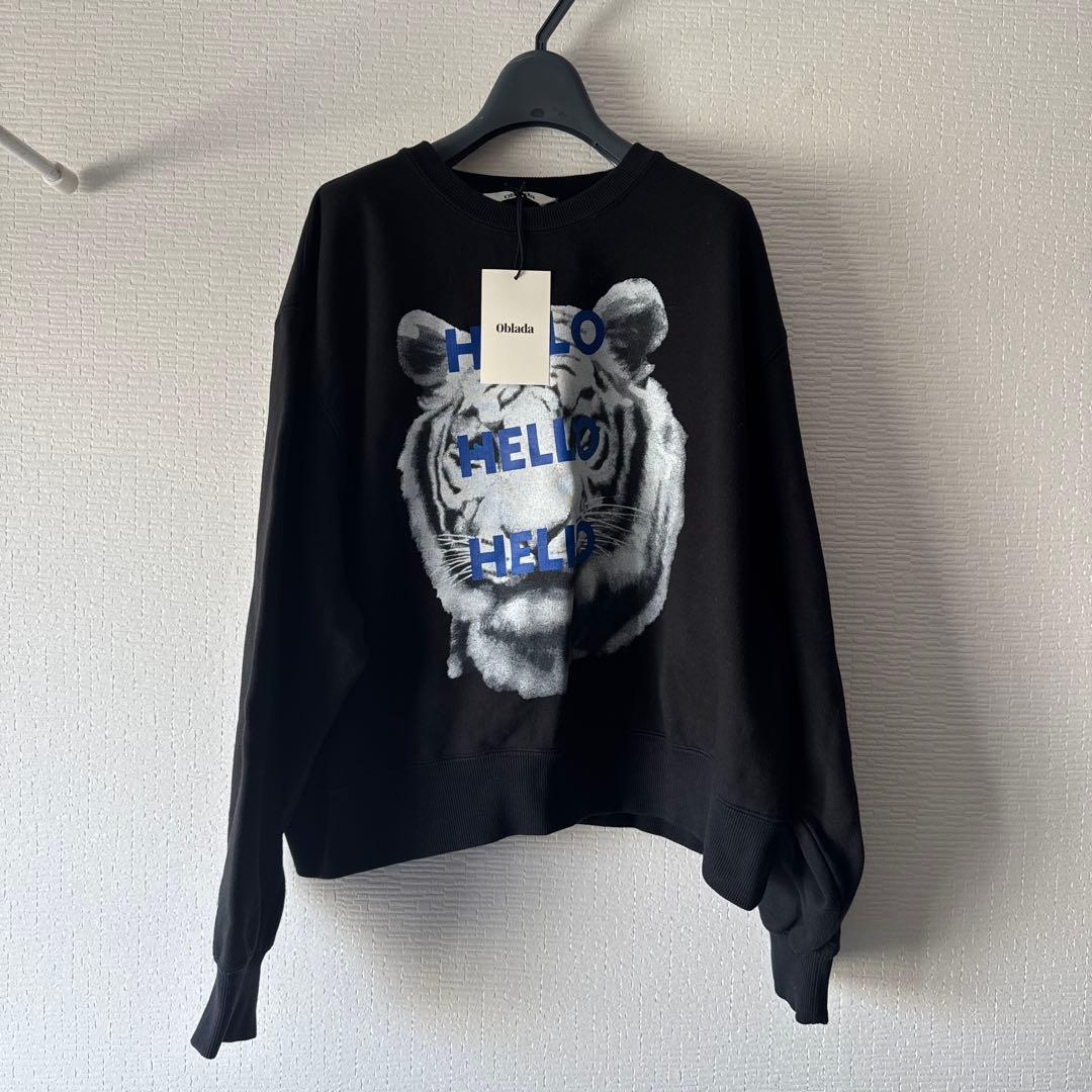 オブラダ　タイガースウェット　トレーナー　Tiger ブラック　Hello