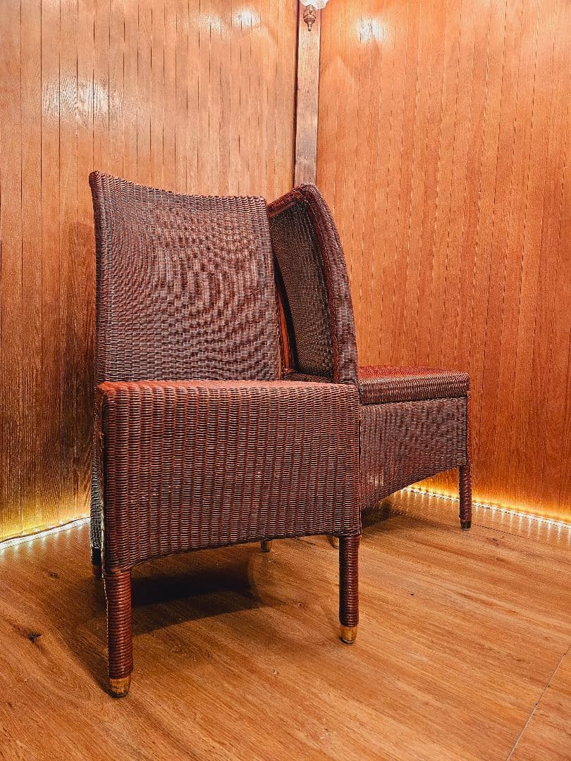 ロイドルーム LLOYD LOOM ハイバックチェア イギリスアンティーク １脚