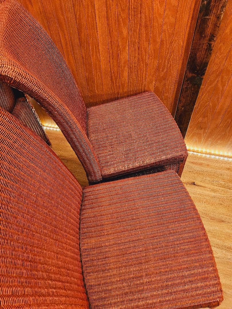 ロイドルーム LLOYD LOOM ハイバックチェア イギリスアンティーク １脚