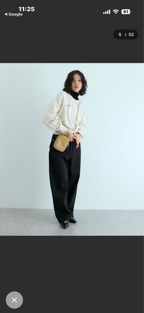 アダムエロペ　スリットリブスウェット