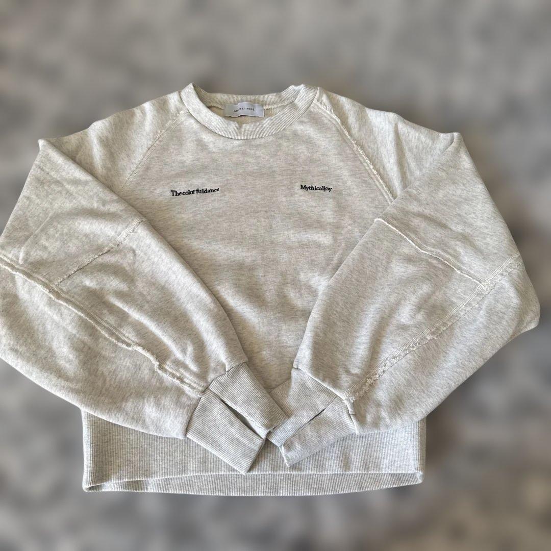 アダムエロペ　スリットリブスウェット