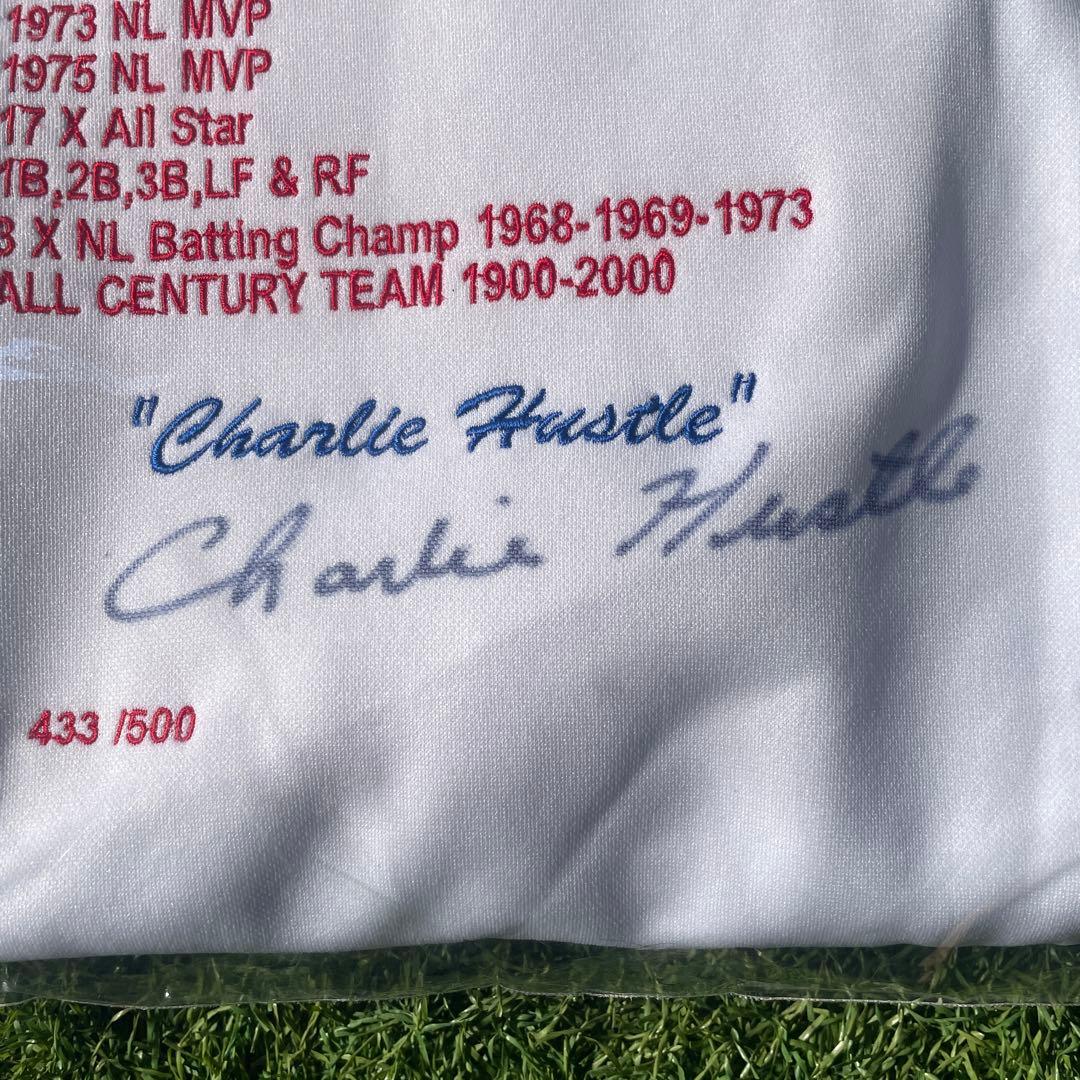 ピートローズ氏　直筆サイン　500枚限定記念ジャージと非売品ブロンズのセット