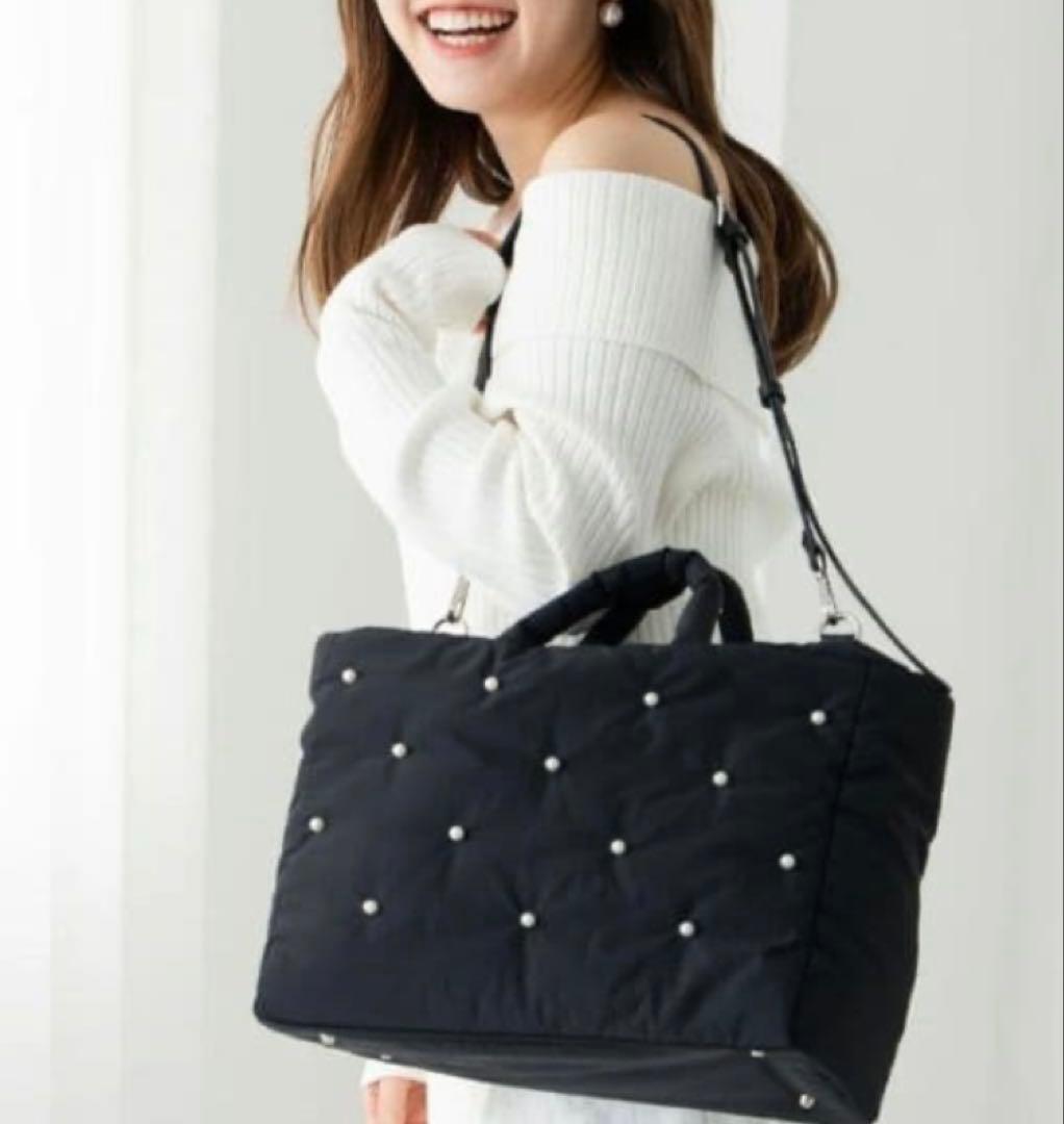 最終価格　EVOL×shihoコラボ パールバッグ