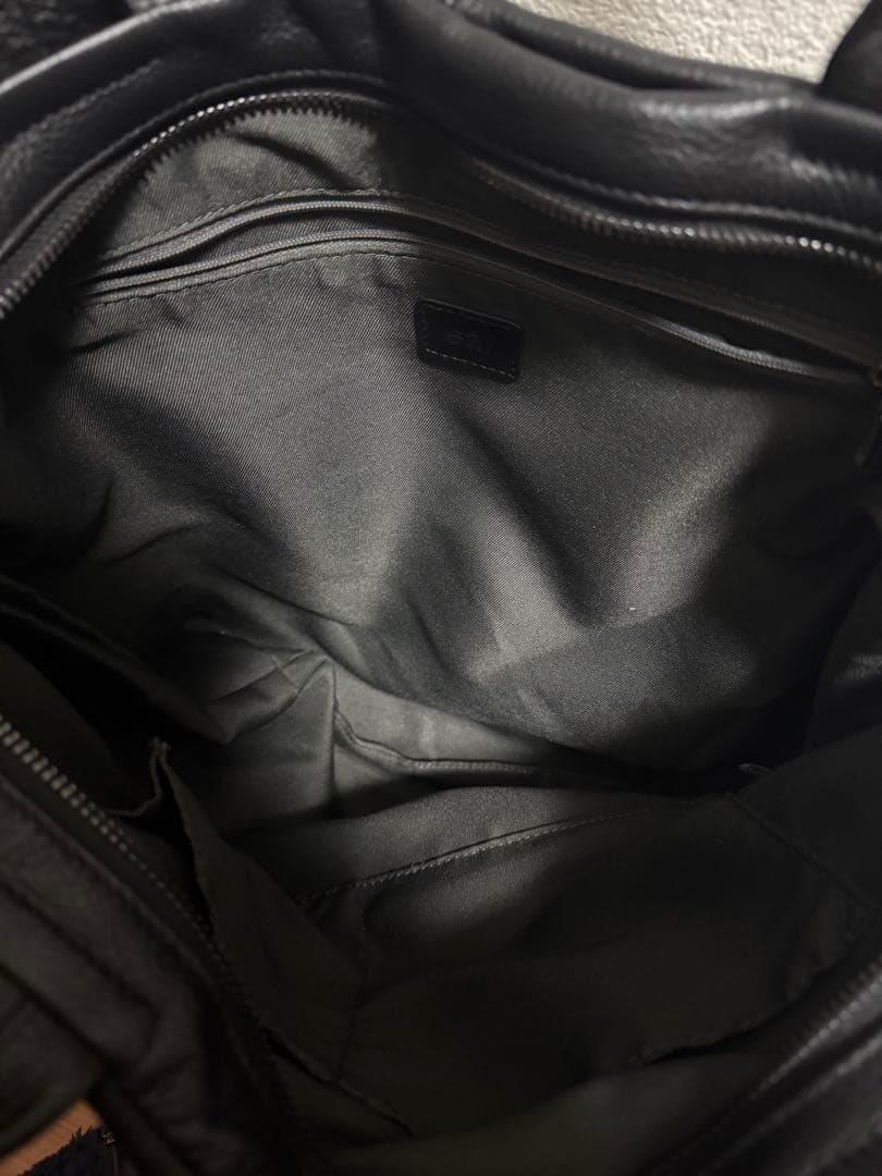 ear PAPILLONNER 牛革A4対応レザーフラップ2WAYバッグLサイス