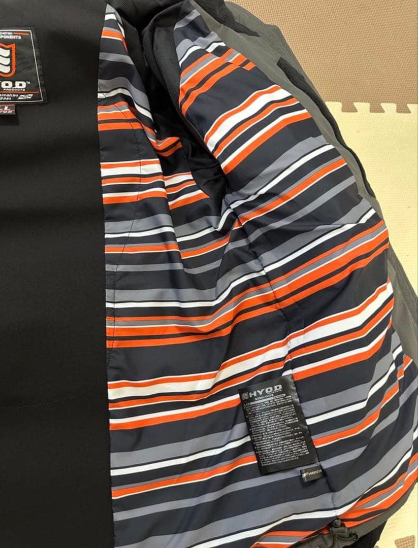 HYOD フード付きダウンジャケット グレー