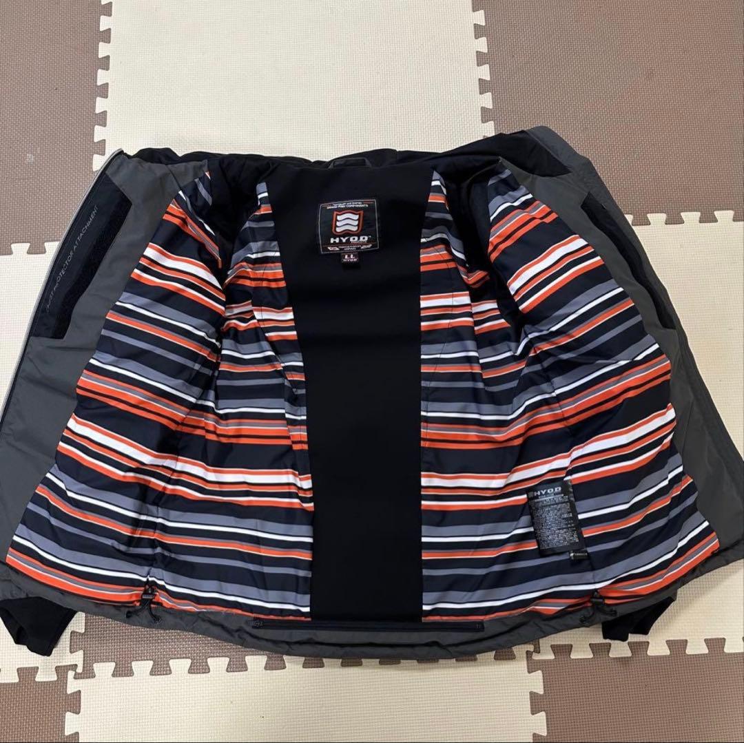 HYOD フード付きダウンジャケット グレー