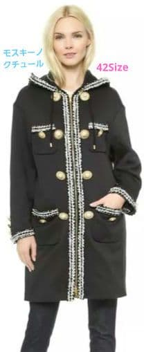 MOSCHINOCOUTURU！　モスキーノクチュール　フーディーコート【42】