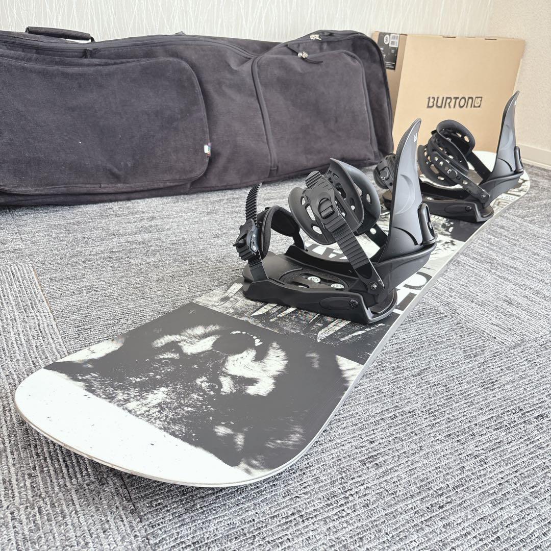 28美品❗️超豪華❗️RIDE/ライド メンズスノーボードセット★152cm+ビン付