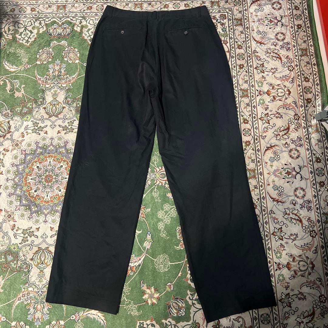 Ralph Lauren ブラック　ポロチノ シルク混　90s スペシャル　黒