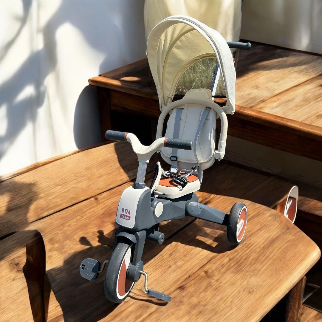 BTM 三輪車 グレー/ホワイト