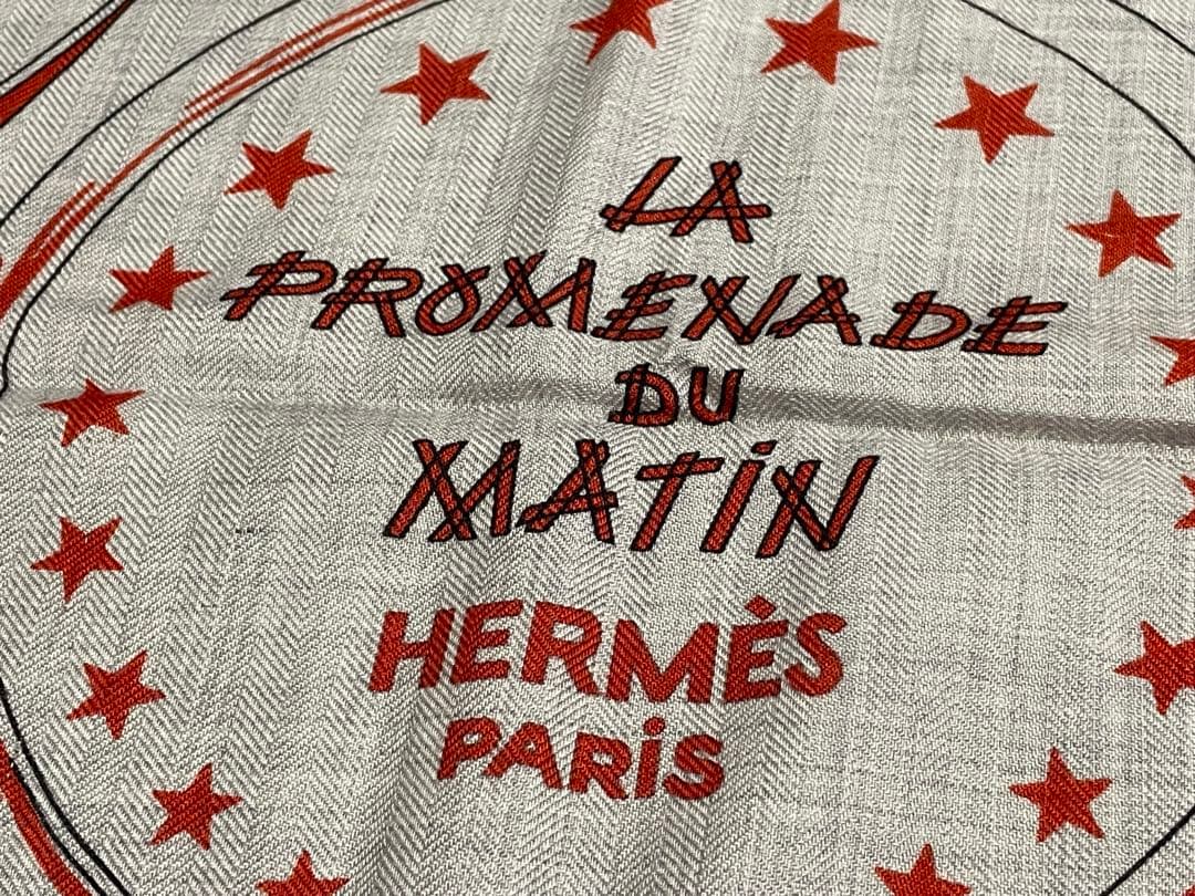 エルメス HERMES カシミヤシルク カレ140 カレジェアン 超美品ショール