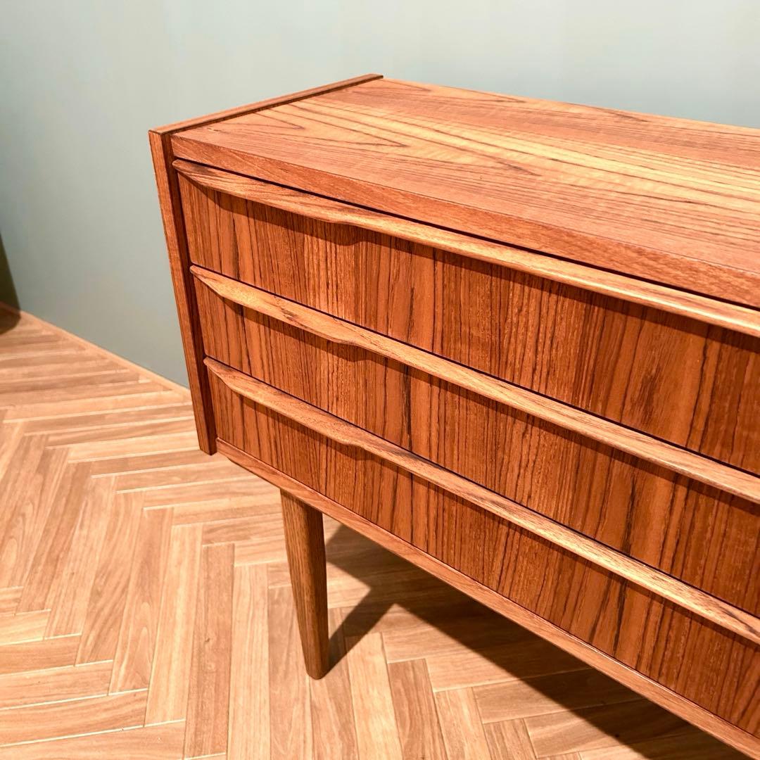 雨*雪様 チーク サイドボード チェスト 北欧 ミッドセンチュリー ビンテージ