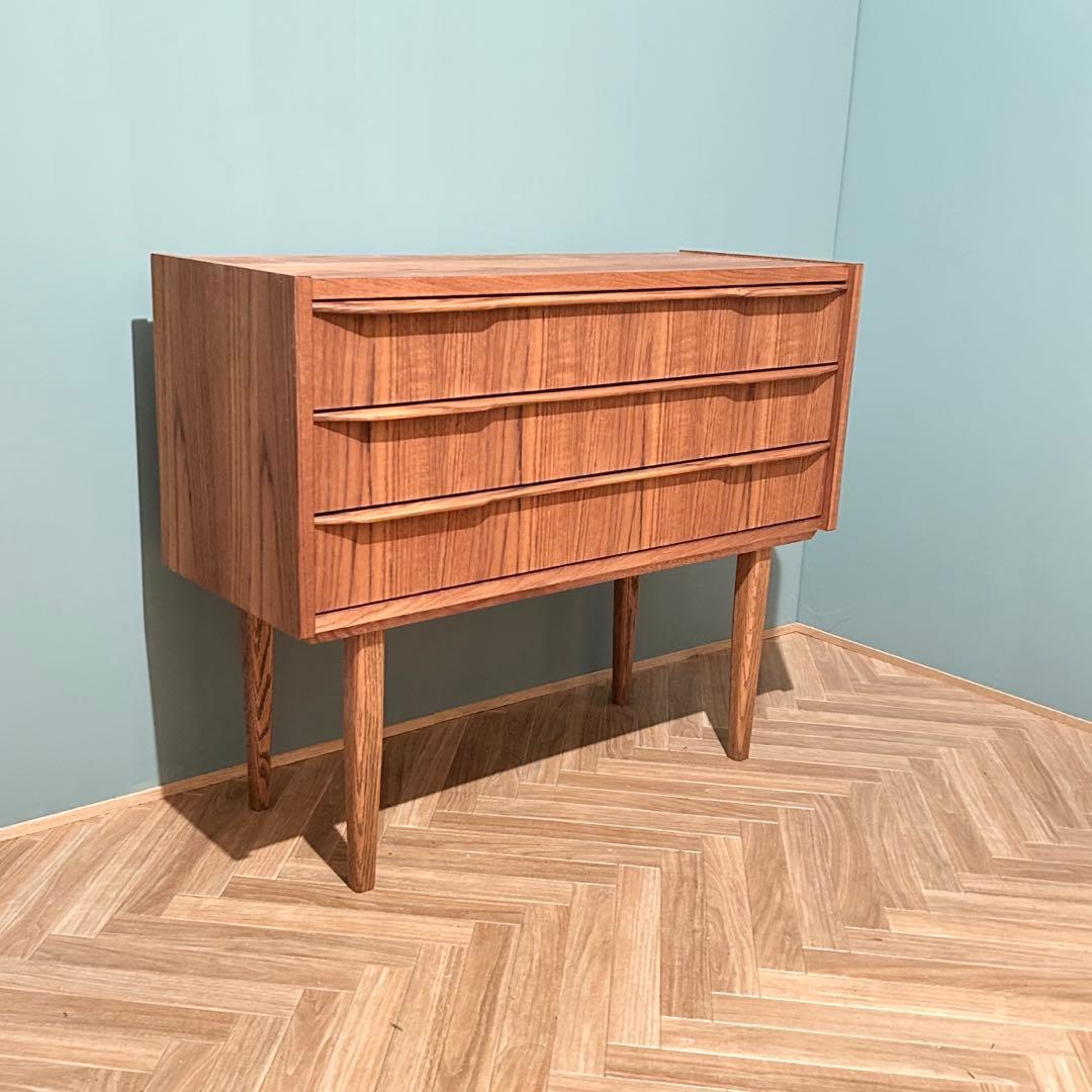 雨*雪様 チーク サイドボード チェスト 北欧 ミッドセンチュリー ビンテージ