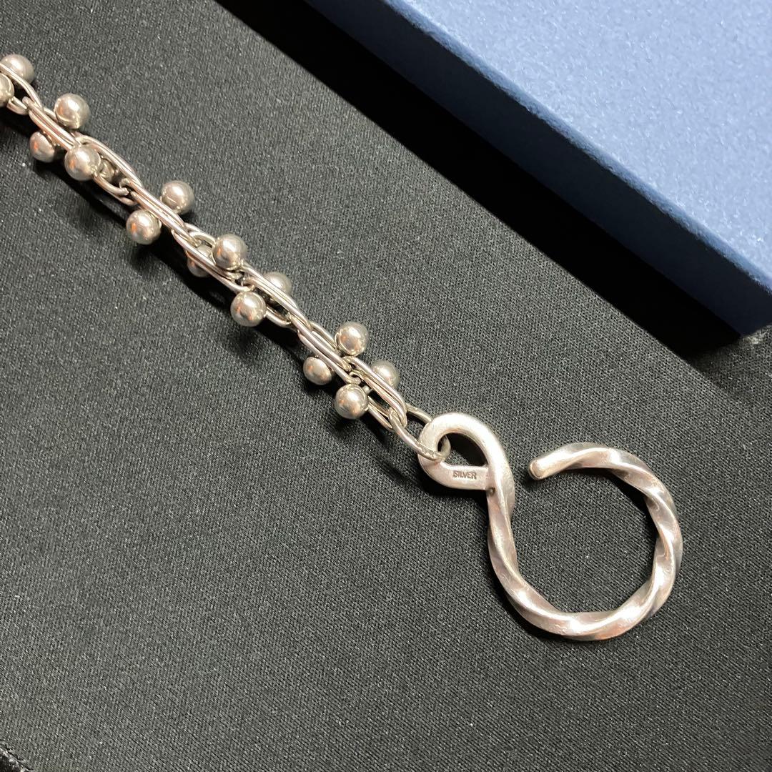 BRU NA BOINNE ショートガリトラップチェーン(silver)33cm