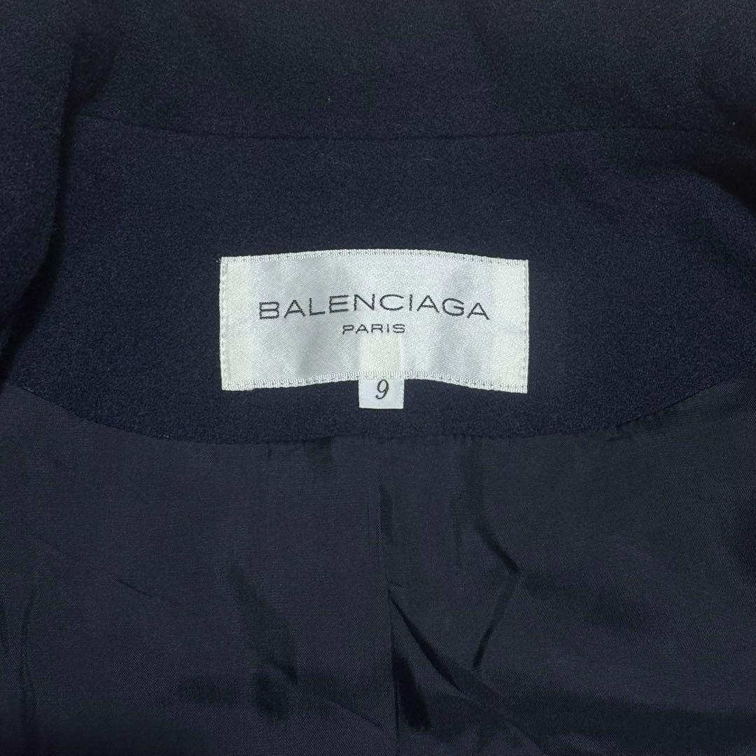 BALENCIAGA PARIS ヴィンテージ 構築 ウールコート 金ボタン