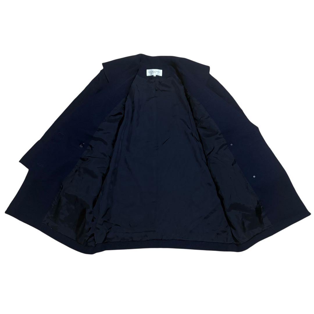 BALENCIAGA PARIS ヴィンテージ 構築 ウールコート 金ボタン