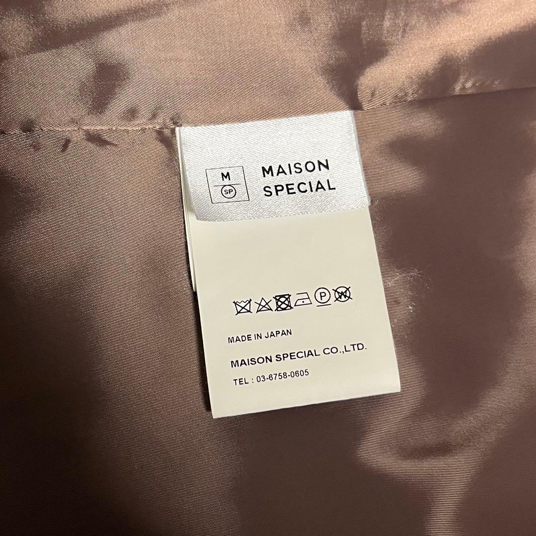 MAISON SPECIAL スリーブアウト2WAYジャケット 38 チェック