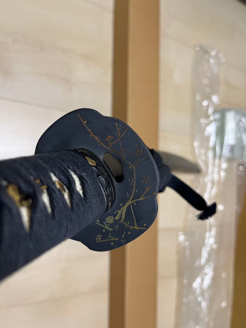 日本アンティックギャラリー　大小セット　居合刀　模造刀 黒柄　五郎入道政宗