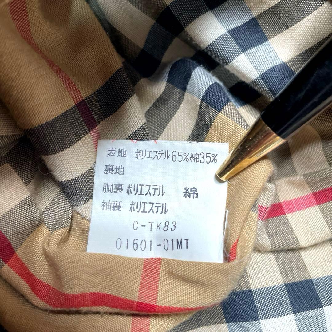 美品✨ バーバリー　ロングトレンチコート　ノバチェック　ハニーベージュ