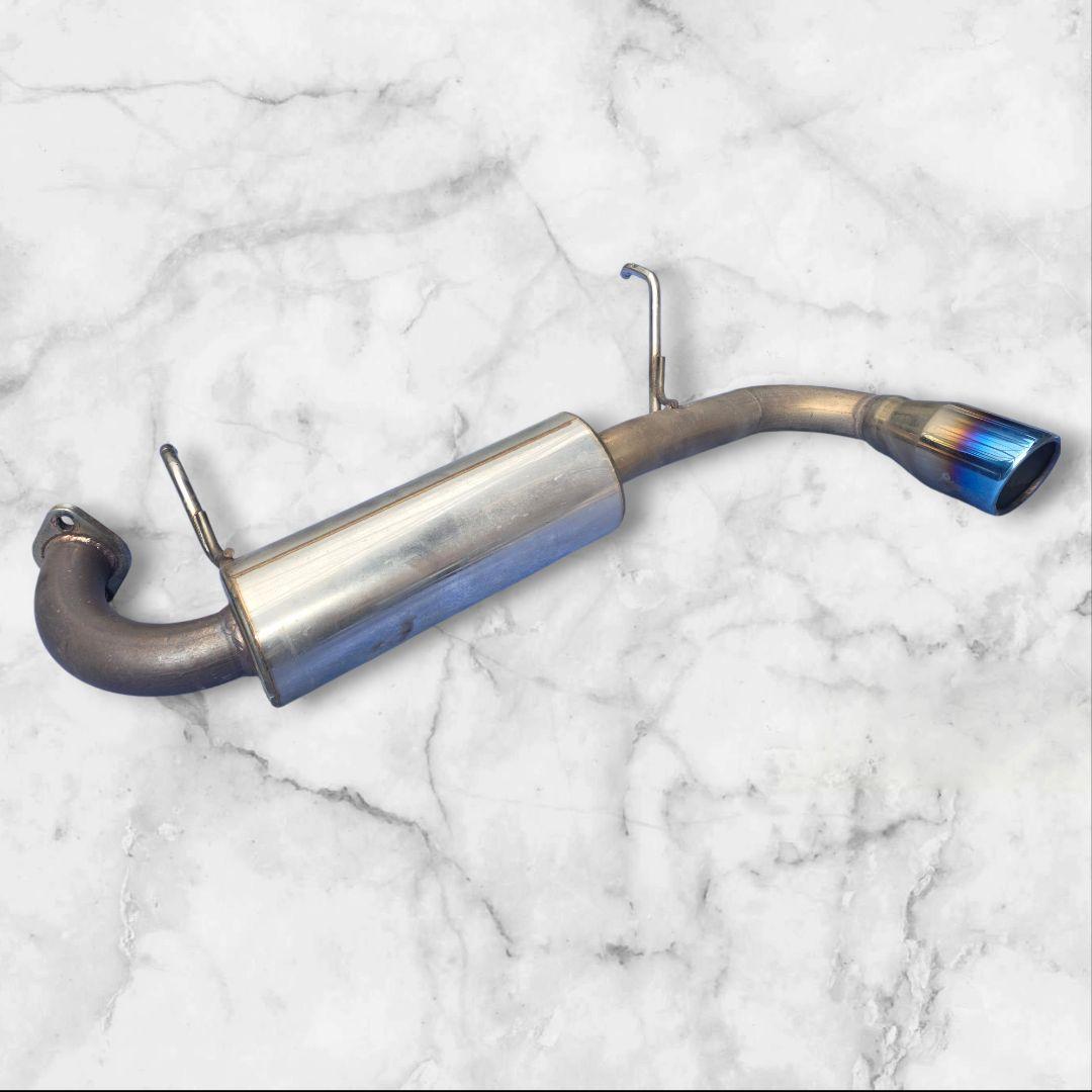 JB64ジムニー 社外スポーツリヤマフラー ブルーグラデーション