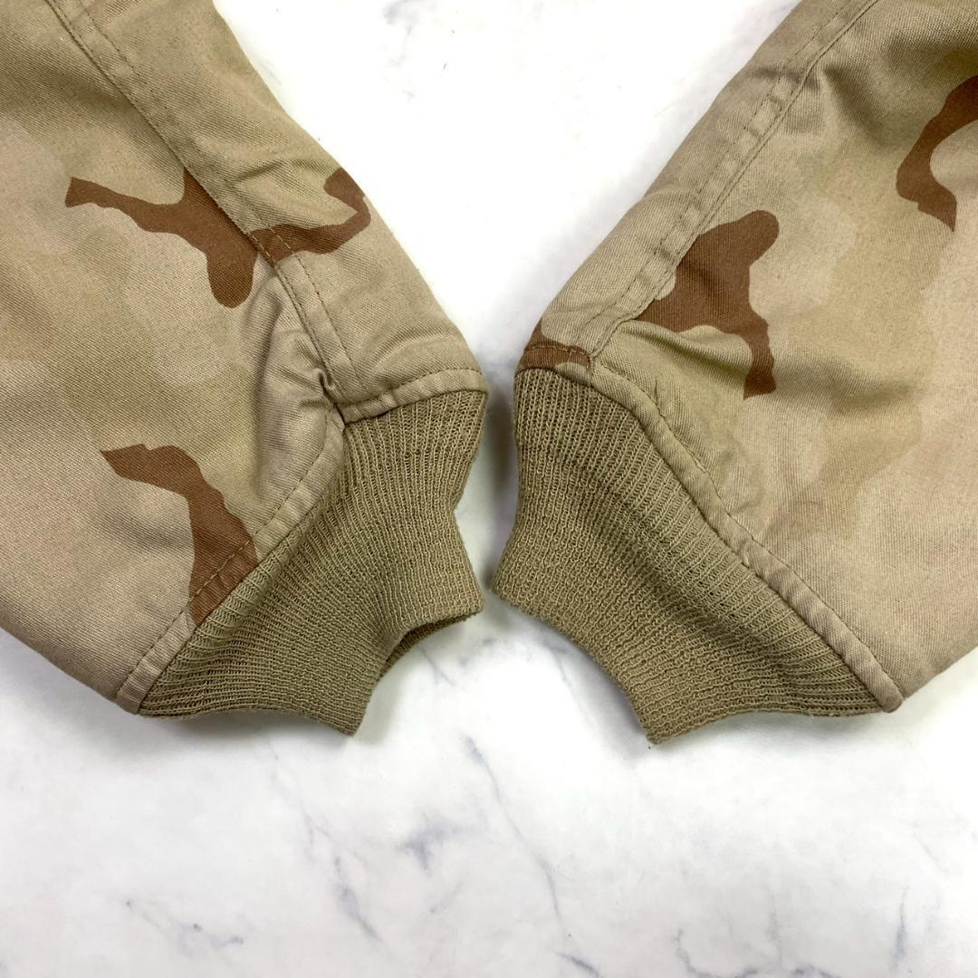 デザートカモ 80s USA製 ALPHA MA-1 コットン L　D976