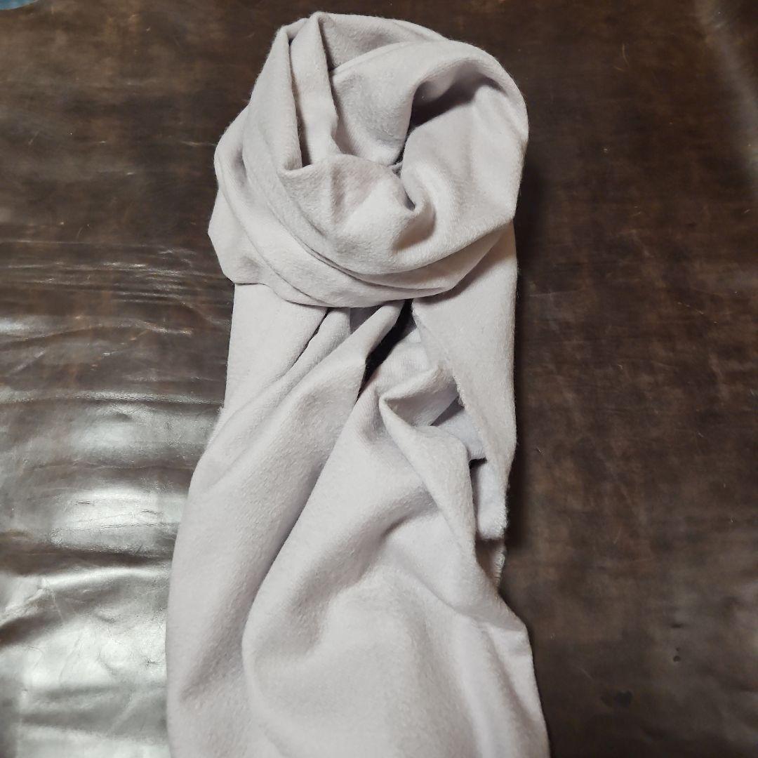 ポッポにゃん　　Johnstons　大判カシミヤストール