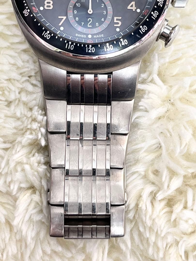 箱ギャラ有り 希少 オリス TT3 チタン クロノグラフ 自動巻