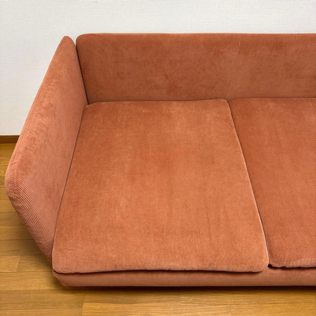 【使用半年未満!!!】IKEA ソーデルハムン 3人掛け ケーリンゲ 赤茶色