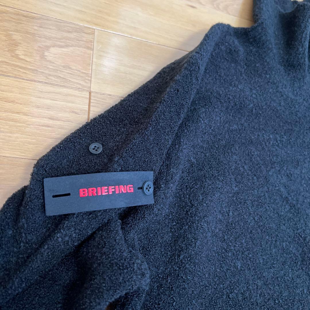 新品【BRIEFING】ブークレタートルネックニット ブラック