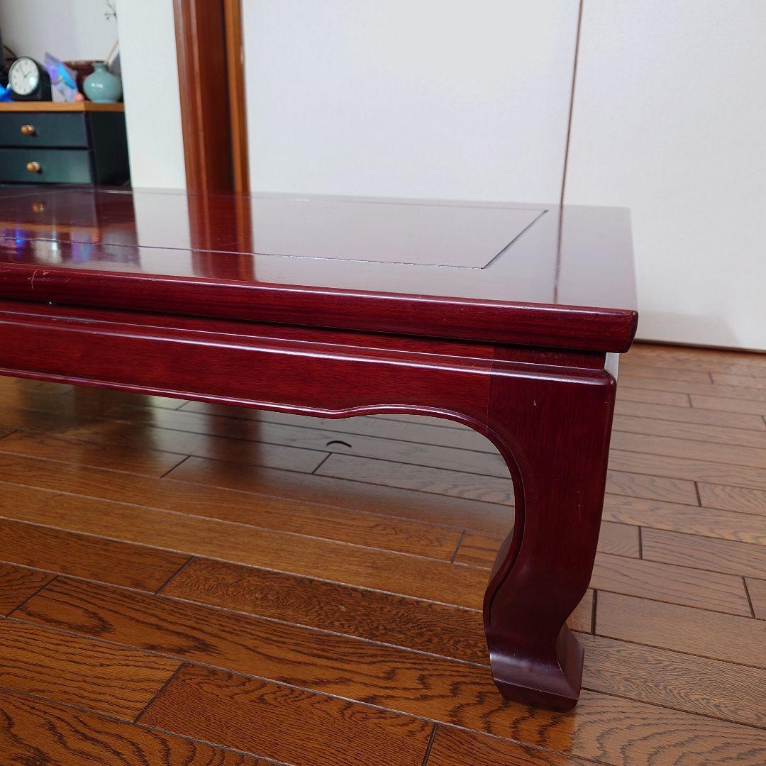 カリモク　ローテーブル　机　アンティーク家具