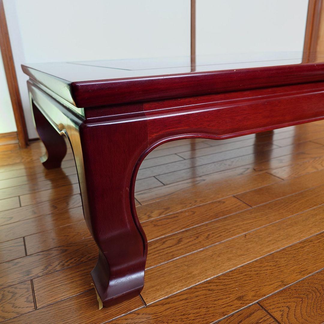 カリモク　ローテーブル　机　アンティーク家具