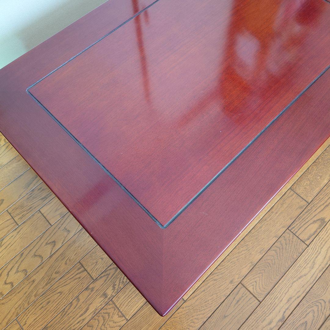 カリモク　ローテーブル　机　アンティーク家具