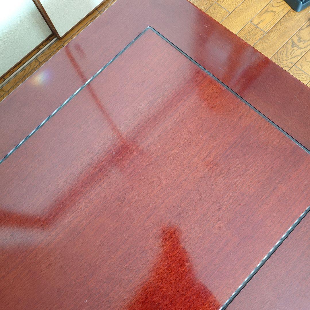 カリモク　ローテーブル　机　アンティーク家具