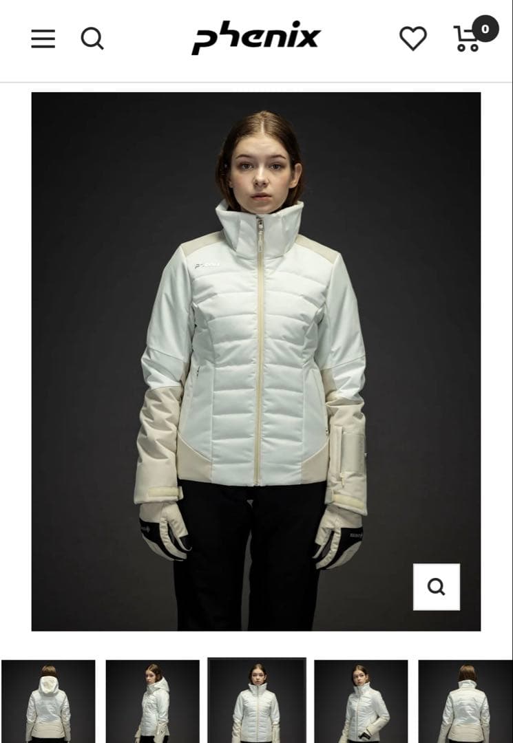 <最終セール> phenicsダイアンス スノーウェア ホワイト スキーウェア