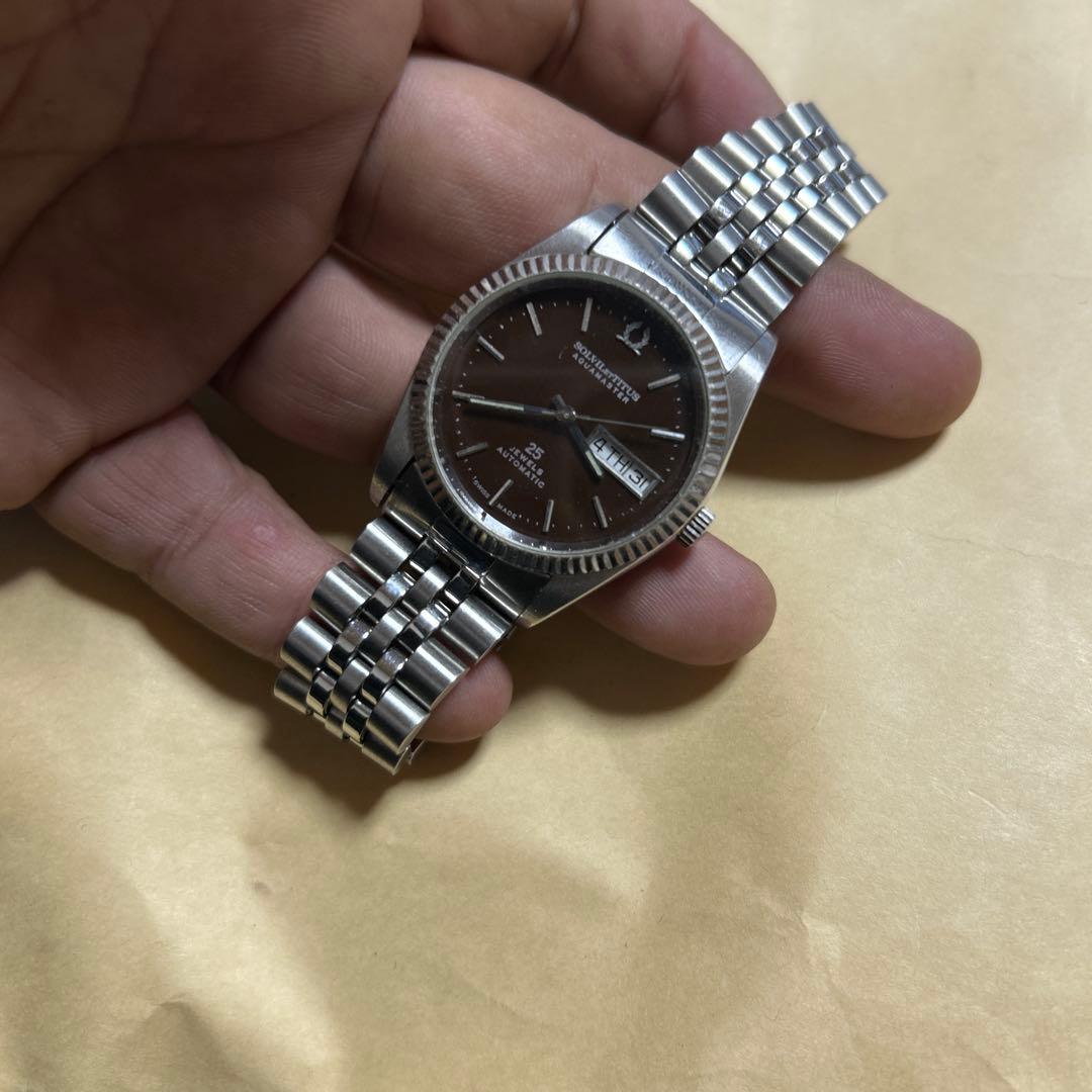 も*ん様 中古メンズTITUSブランド自動巻き腕時計