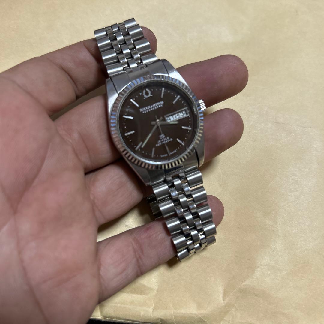 も*ん様 中古メンズTITUSブランド自動巻き腕時計