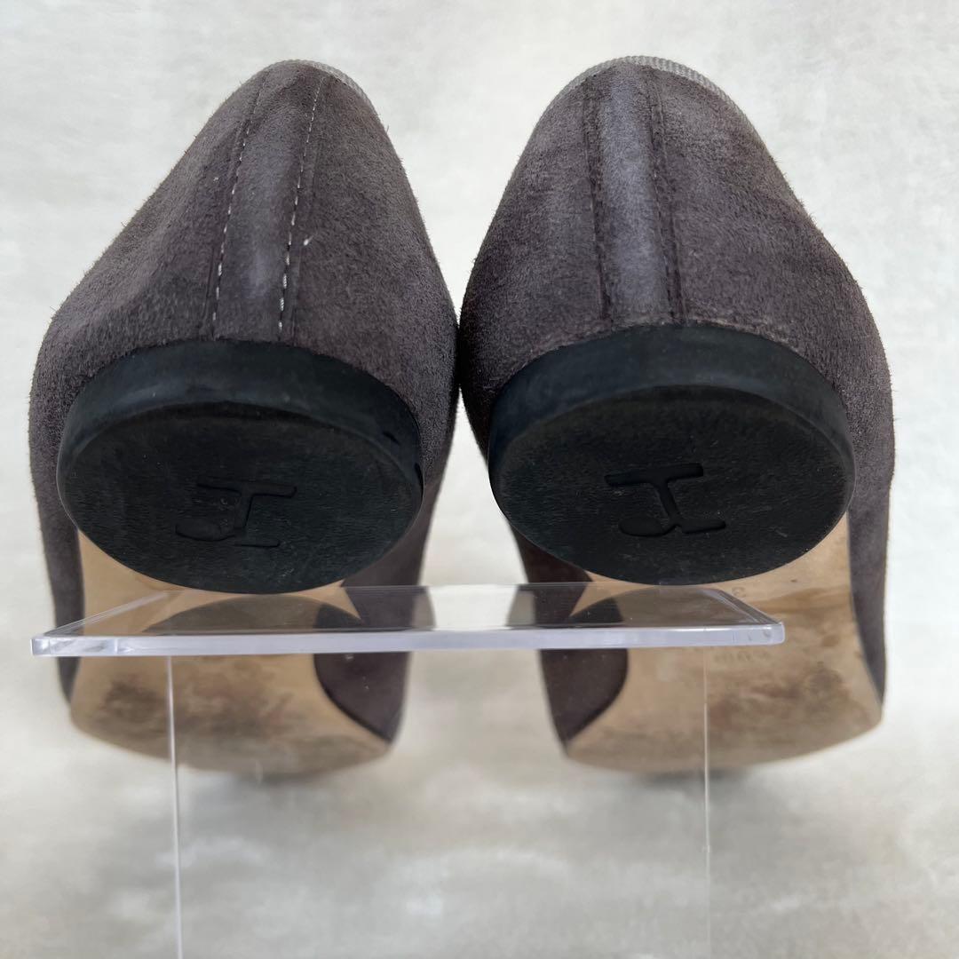 美品 箱付き☆レペット 38.5 グレー ブリジット ポインテッドトゥ バレエ