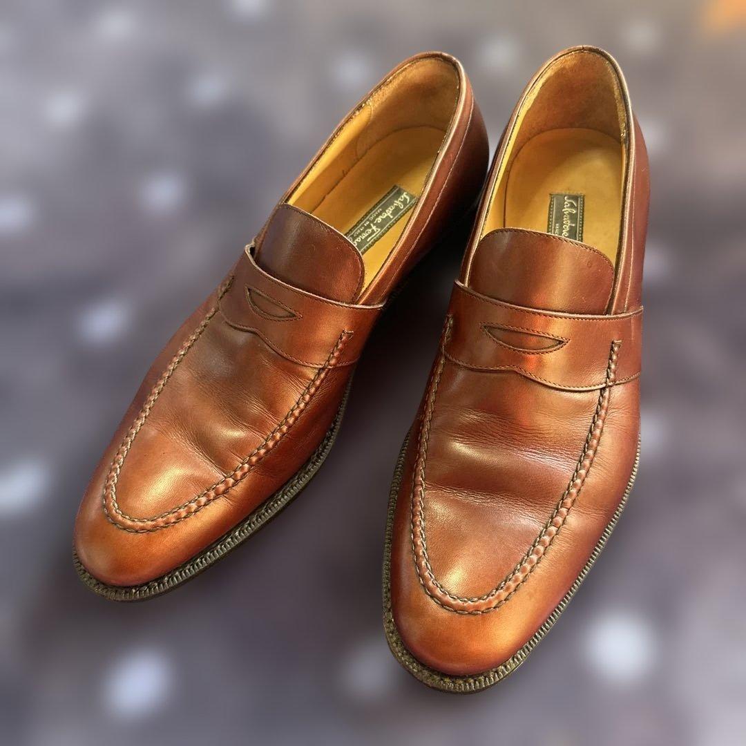 Salvatore Ferragamo ブラウン ローファー