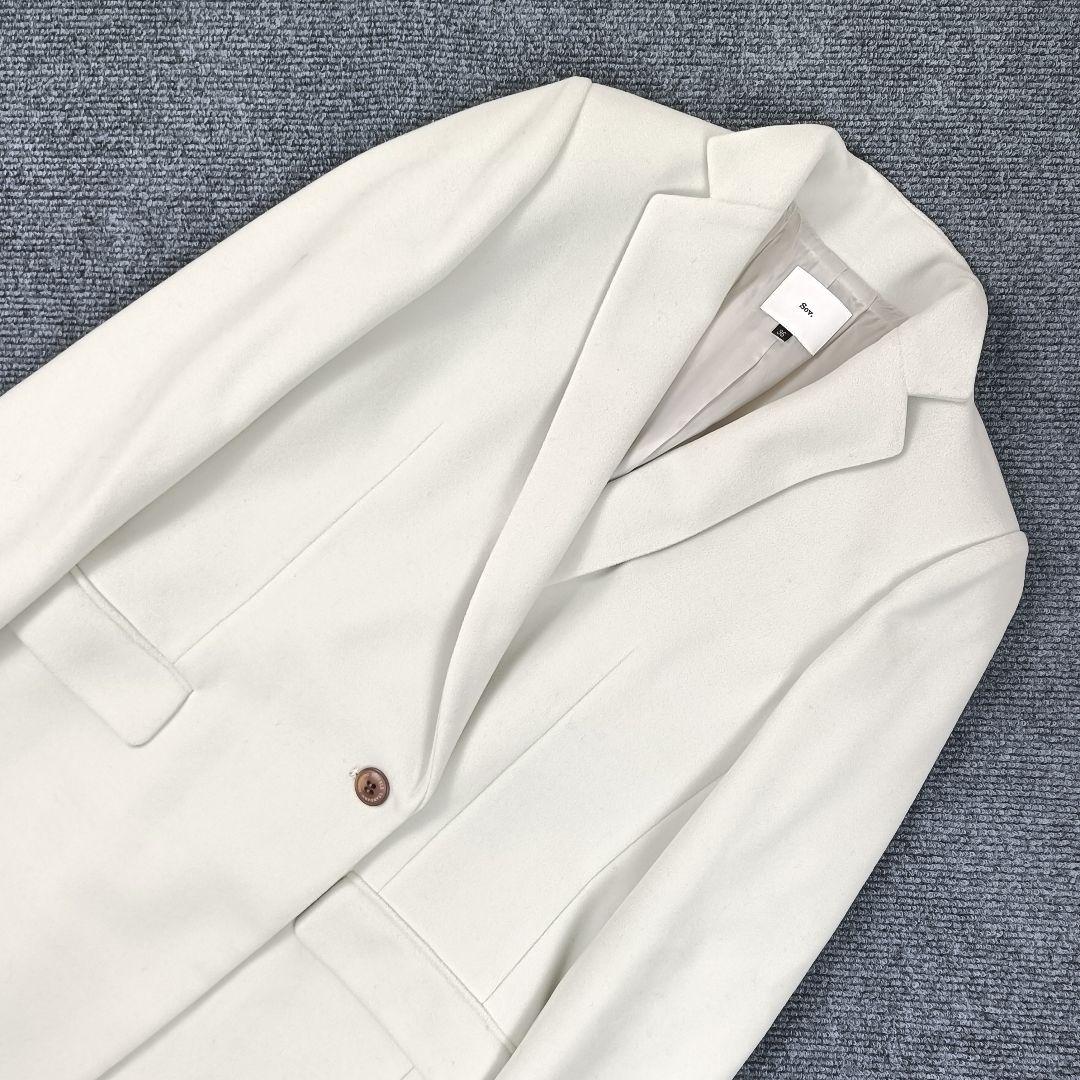 未使用 ソブ ダブルスタンダードクロージング チェスターコート アースカラー