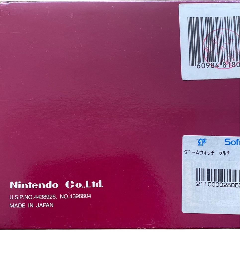 美品　任天堂GAME&WATCH MULTI SCREEN MARIO BROS