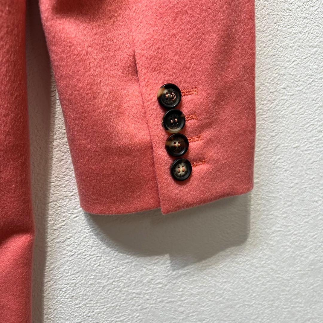 希少 CELINE マイケルコース期 上質 カシミヤ シルク チェスターコート