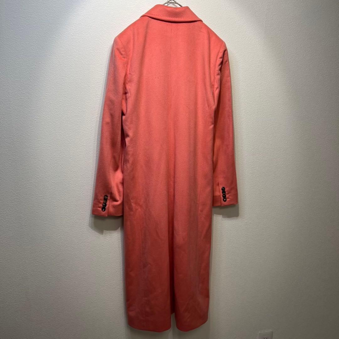 希少 CELINE マイケルコース期 上質 カシミヤ シルク チェスターコート