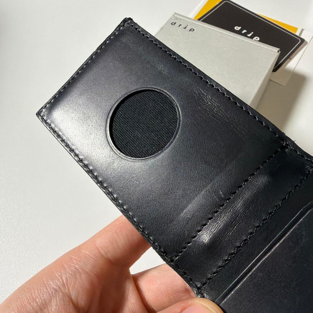 【drip】PRESSo Mag (MagSafe 財布 スタンド) ブラック