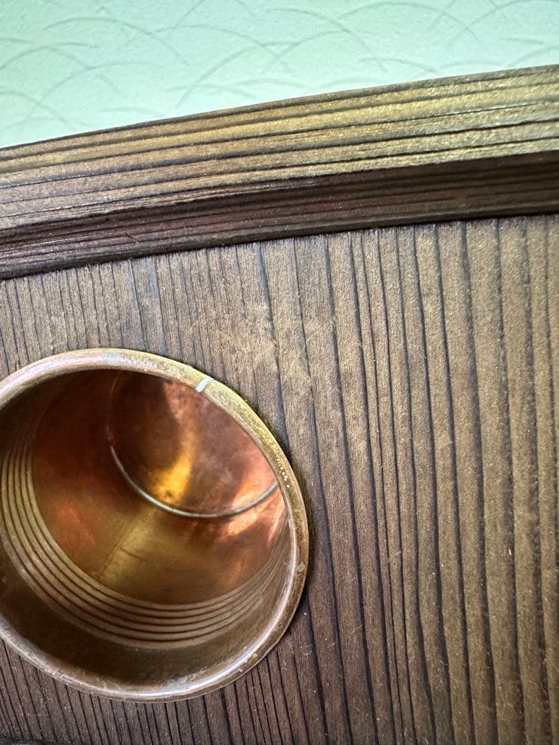 泊舟　泊船　華道具　木製花器　美品　池坊　花器