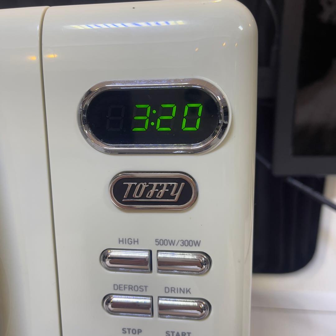 電子レンジ　LADONNA Toffy K-DR1 2021年製　ホワイト　美品