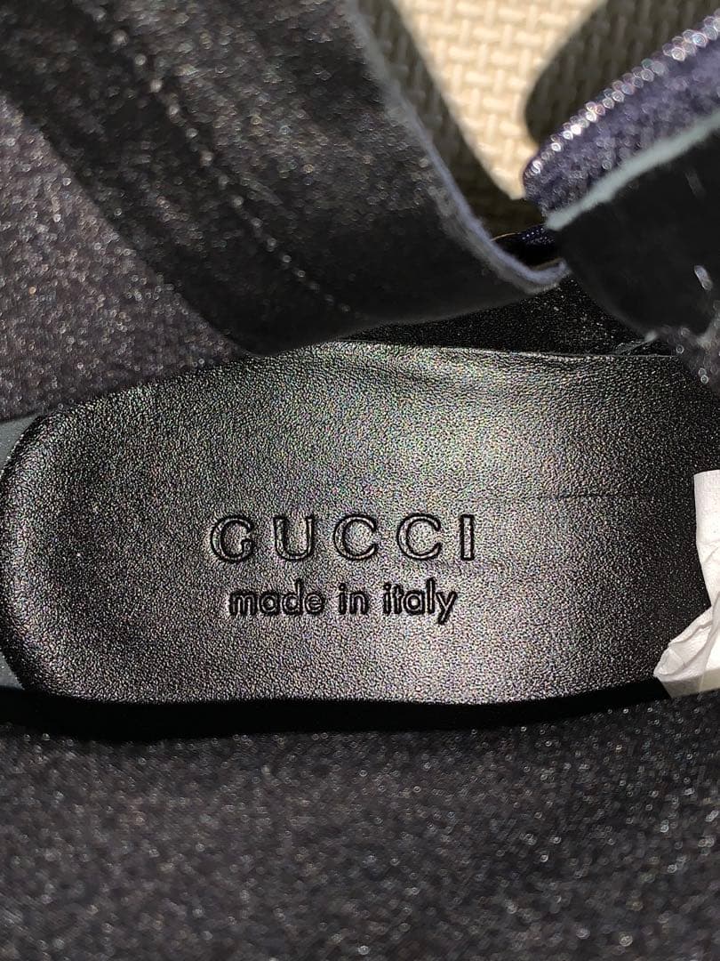 新品未使用　GUCCI バイカラーアンクルブーツ