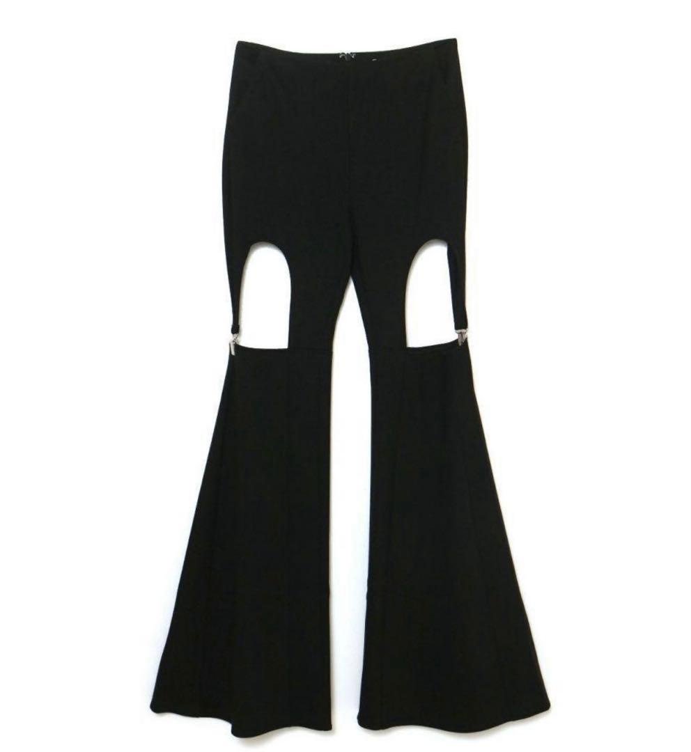 melt the lady サイドガーターベルトフレアパンツ　S